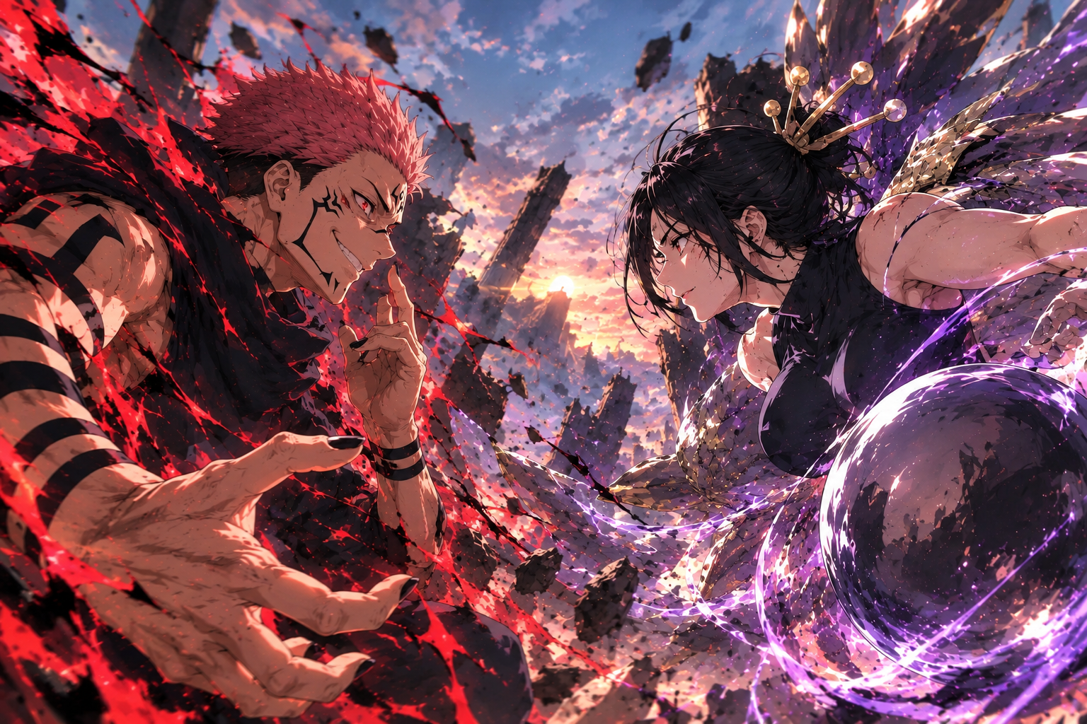 Sukuna vs Yorozu